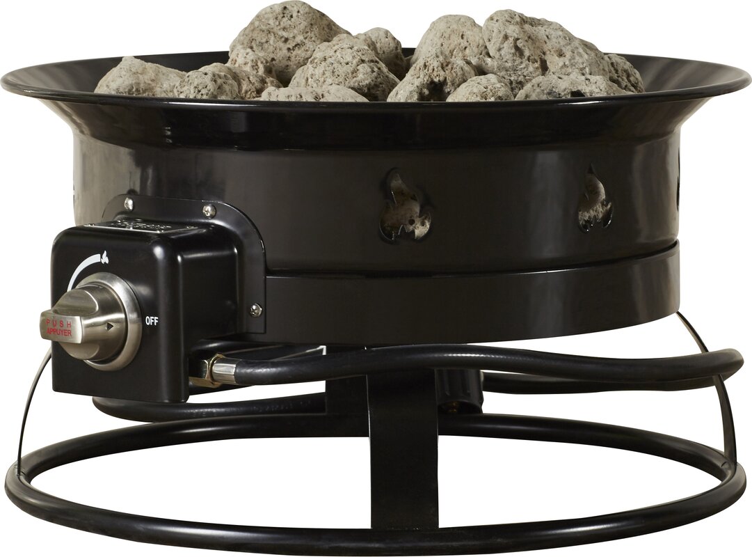 portable outdoor propane fire pit
